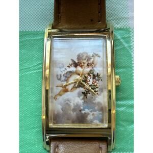 Classico Gold Tone Religious Women’s Quartz Watch